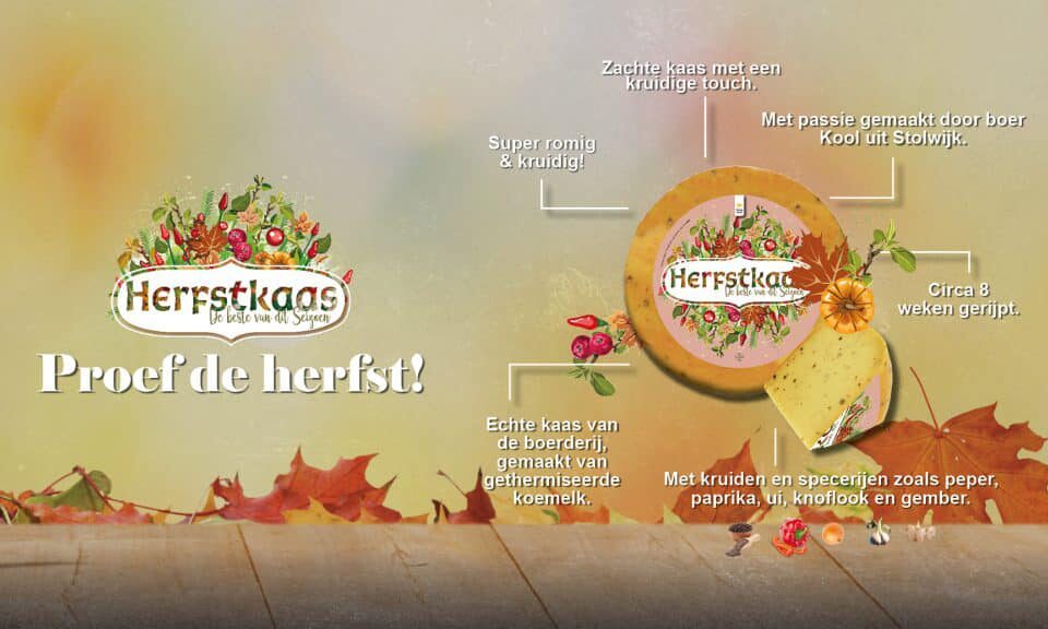 HERFST…Maak kennis met onze nieuwe seizoenskaas! Deze ambachtelijke boerderijkaas combineert de rijke smaken van de herfst met een heerlijk romige textuur.Lekker pittig van smaak, dankzij een toevoeging van pepers, paprika, knoflook, ui en gember.Deze bijzondere kaas is perfect voor uw borrelplank of als smaakmaker in uw gerechten. Bezoek De Landkruidenier en ervaar de herfst zoals nooit tevoren!#Treur#hetgroenehart#streekproducten#kaas#golfclubliemeer#hetwittekerkje#ontdeknieuwkoop