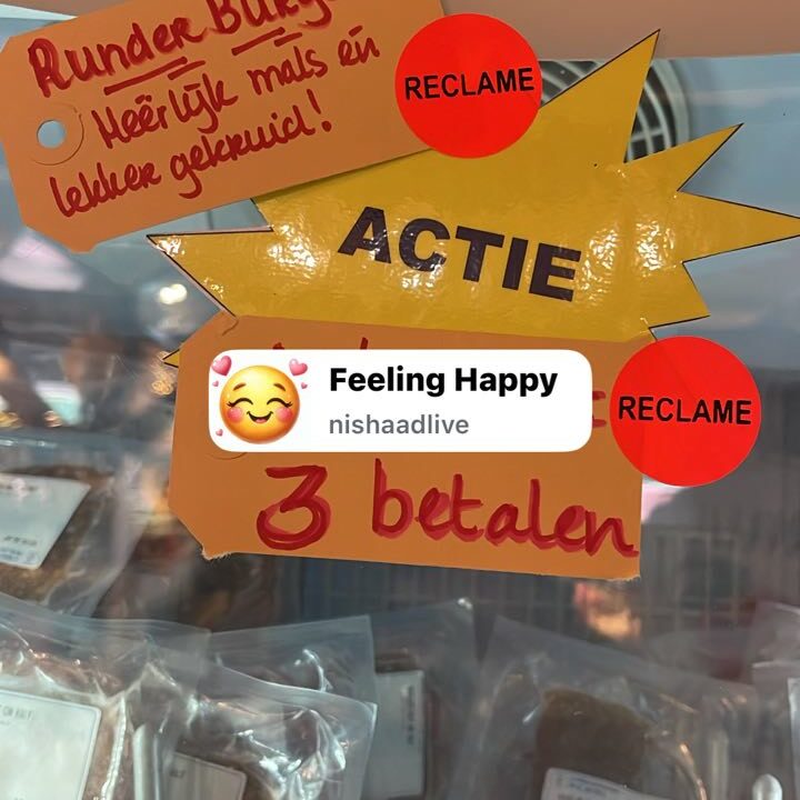 ACTIE …Runder burgers, 4 halen = 3 betalen!!!Heerlijke malse burgers , lekker gekruid.Diepgevroren én per stuk verpakt, dus super handig om wat extra op voorraad te hebben.OP = OP !Graag tot ziens bij De Landkruidenier 🤩