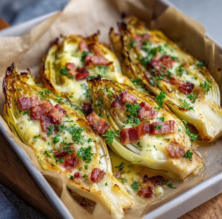 WITLOF…Witlof uit de oven met brie en spek 🥬🧀🥓Ingrediënten:- 4 stronkjes witlof 🥬- 200 g brie (in plakjes) 🧀- 150 g spekblokjes 🥓- 50 g boter (gesmolten) 🧈- 1 theelepel mosterd 🌿- Zout en peper naar smaak 🧂Bereidingswijze:1. Verwarm de oven voor op 200°C. Vet een ovenschaal in met een beetje roomboter.2. Snijd de onderkant van de witlofstronken af en verwijder eventuele lelijke bladeren. Halveer de stronken in de lengte.3. Kook de witlof 5 min. en laat goed uitlekken.4. Bak de spekblokjes krokant zijn.5. Meng in een kom de gesmolten boter met de mosterd, zout en peper. 6. Leg de witlofhelften met de snijkant naar boven in de ovenschaal. Bestrijk ze met het botermengsel.7. Verdeel de plakjes brie over de witlof en bestrooi met de krokante spekblokjes.8. Bak de witlof in de voorverwarmde oven gedurende 20-25 minuten, of totdat de brie gesmolten en goudbruin is.Garneer eventueel met de fijngehakte peterselie.De combinatie van romige brie, krokant spek en de licht bittere smaak van witlof zorgt voor een verrukkelijke maaltijd! Geniet ervan! 🍽️Graag tot zo ziens bij De Landkruidenier, ook voor verse groenten, fruit en aardappelen!Woensdag t/m zaterdag 9-17 uur geopend.